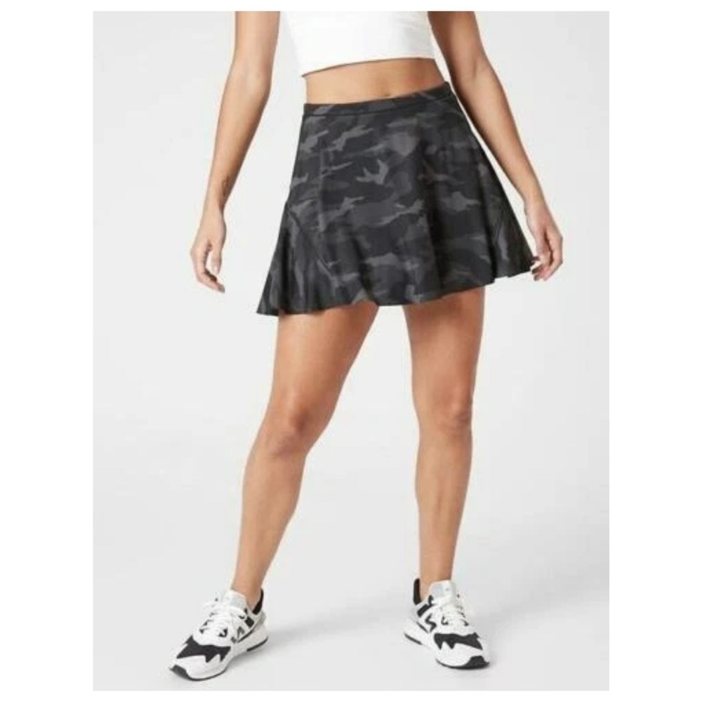 Athleta | Match Point Skort Black Camo Tennis Pickleball | S